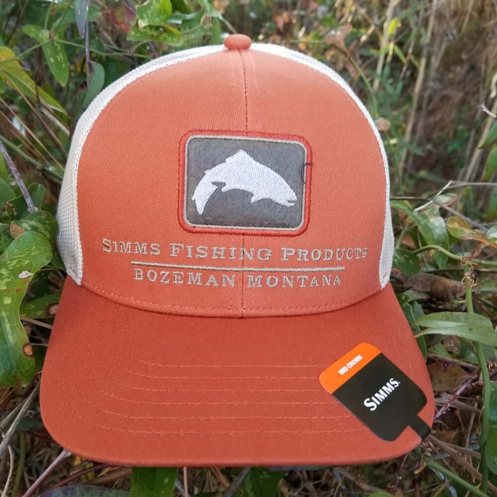 Simms Fishing Double Haul Icon Trucker Orange UNISEX